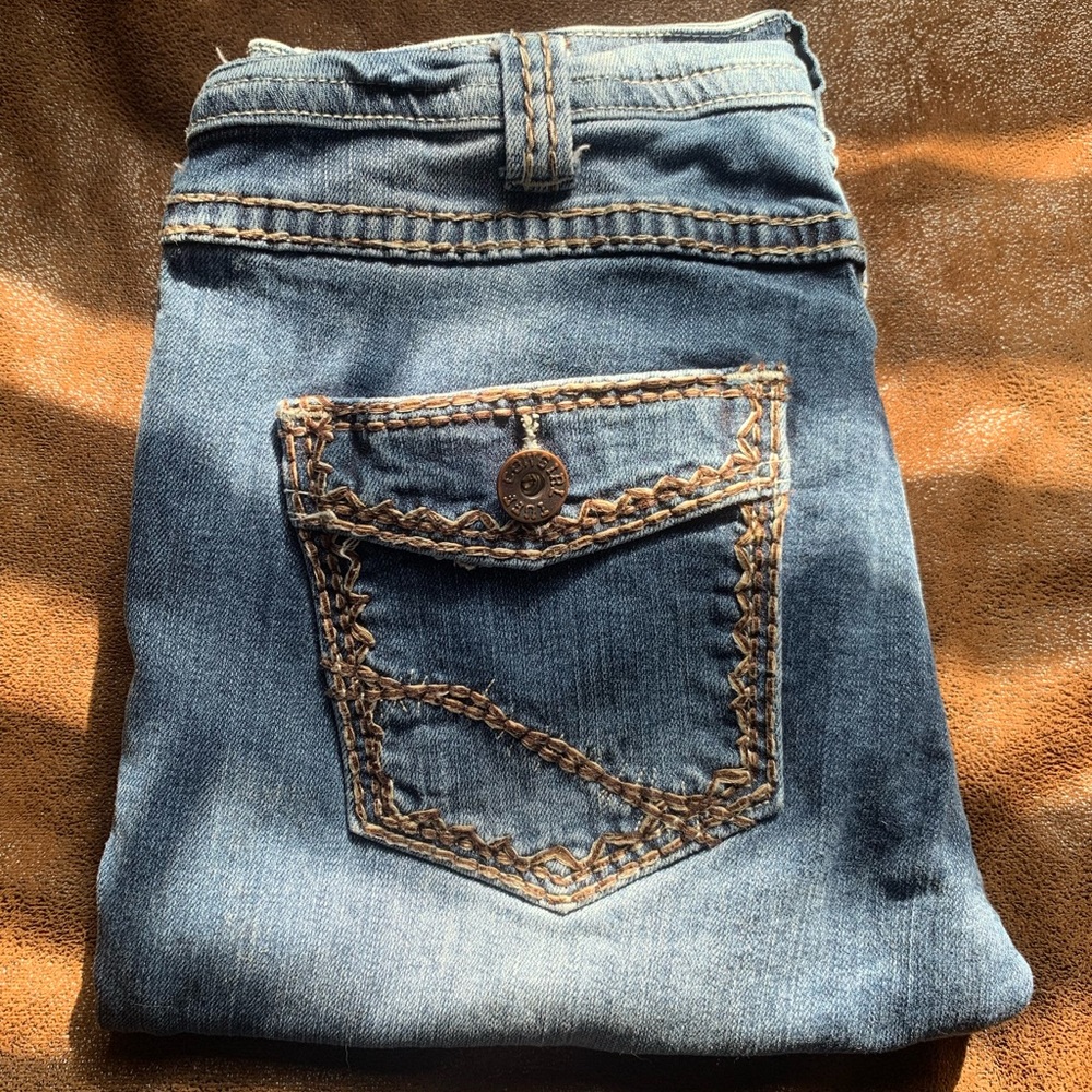 Cowgirl Tuff Boot Cut Jeans